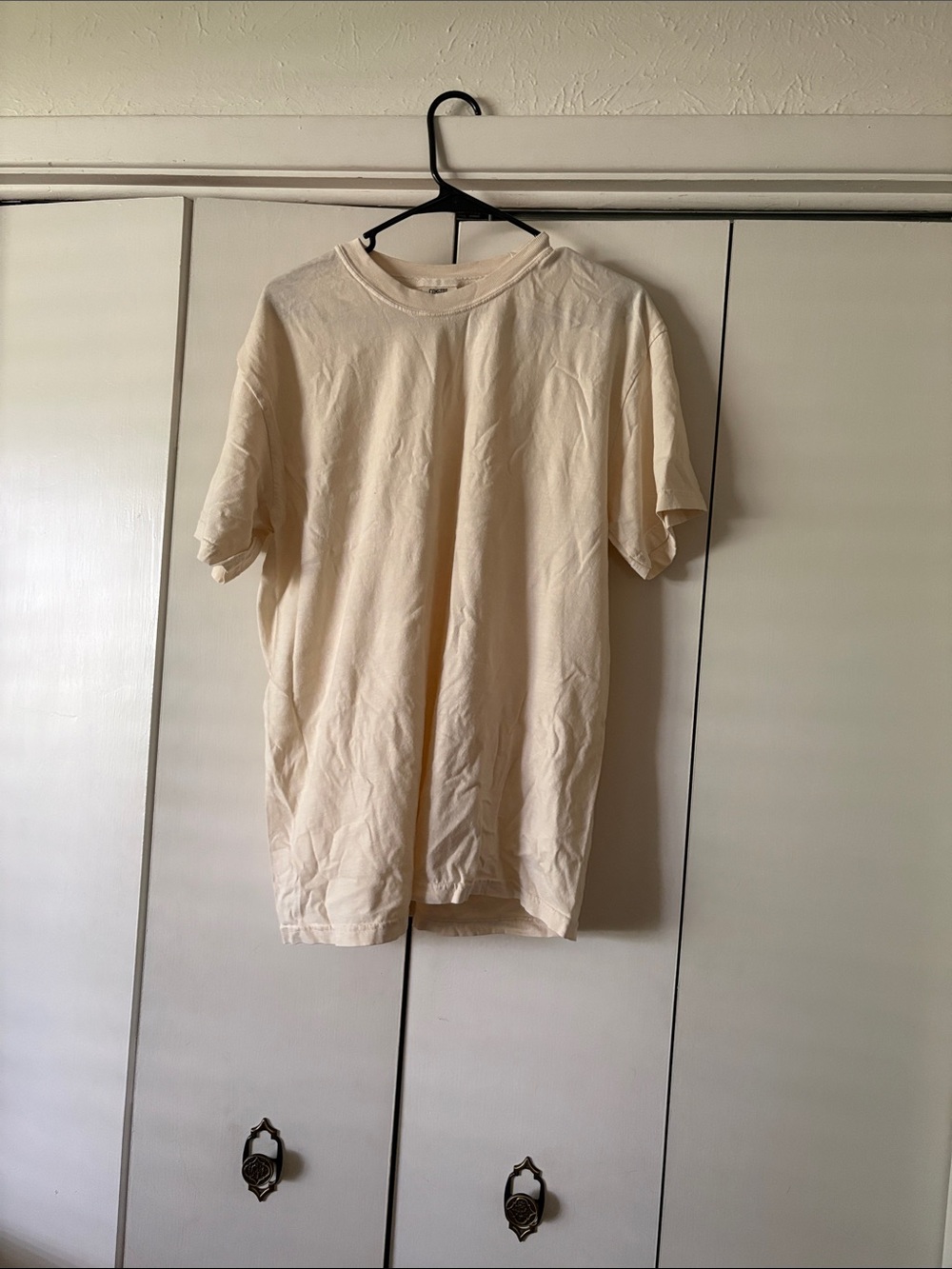 Classic Cream Crewneck T‑Shirt